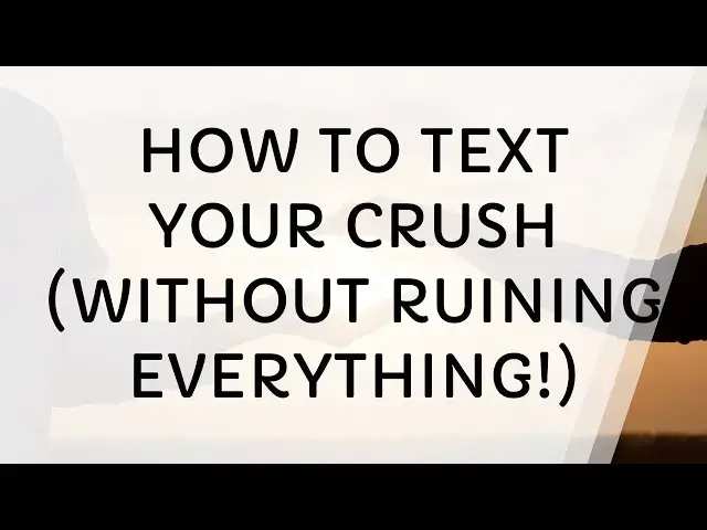 Video thumbnail for How to Tell Someone You Like Them Over Text (Without Ruining Everything!)