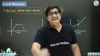 'Video thumbnail for Application of Derivative by Sachin Sir physics Wallah class 12th L8#physicswallah#nothingphone1'