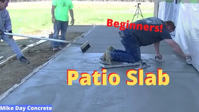 Video thumbnail for NEW! How To Pour A Concrete Patio Slab [Beginner's Guide]