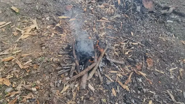 Video thumbnail for making bushcraft charcloth