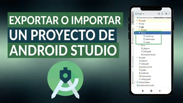 Video thumbnail for Cómo exportar o importar un proyecto de ANDROID STUDIO en archivo Zip