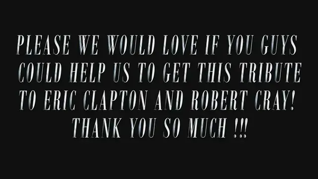 Video thumbnail for Eric Clapton Robert Cray - Old Love by Indiara Sfair & Ricardo Maranhão by @amirsfairfilho