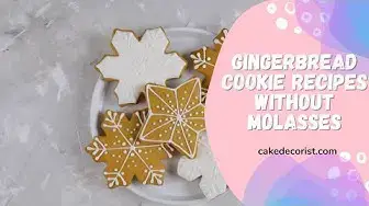 Video thumbnail for Gingerbread Cookie Recipes Without Molasses