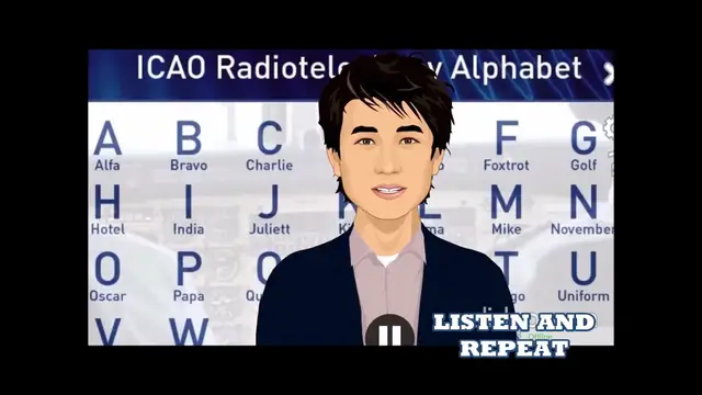'Video thumbnail for Aviation Phonetic Alphabet - Listen and Repeat'