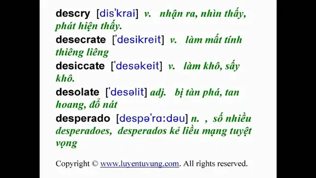 Video thumbnail for Essential Words for the GRE - Lesson 036