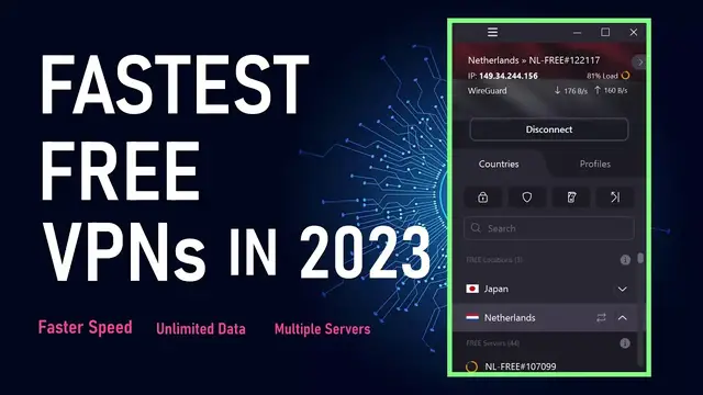 Video thumbnail for 3 Best Fastest Free VPNs of 2023 For PC, Mac, Android & iPhone