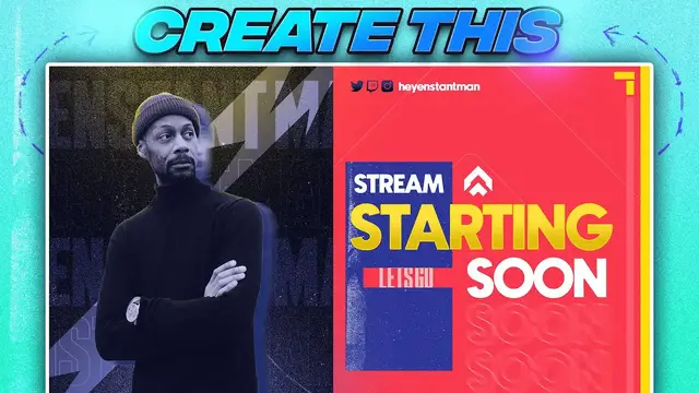 Video thumbnail for How to make the Coolest free Stream Starting Soon Screen overlay in 2022 [For beginners]