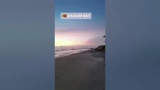 'Video thumbnail for Sunrise beach walk in Arugam Bay Sri Lanka #shorts'