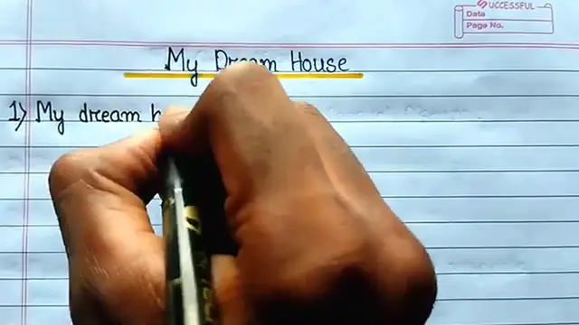 Video thumbnail for 10 Lines Essay on My Dream House in English ⬆︎