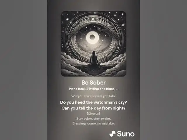 Video thumbnail for Stay Sober, Stay Awake: A Spiritual Anthem