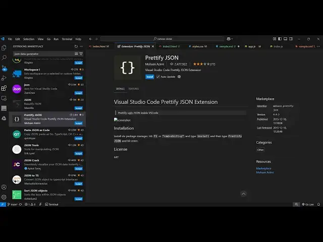 Video thumbnail for One Click JSON Formatting — Instantly Prettify Your Code in VS Code!