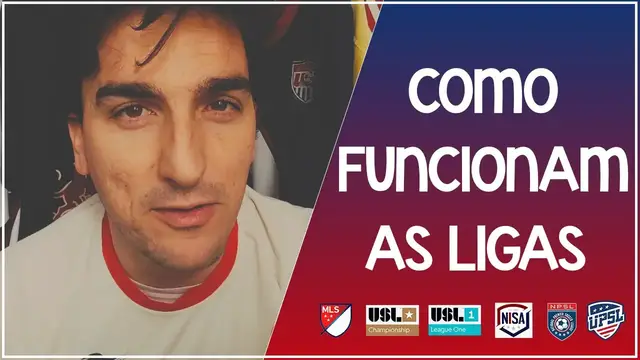 Video thumbnail for Quantas DIVISÕES de FUTEBOL tem nos ESTADOS UNIDOS? PIRÂMIDE DO SOCCER EXPLICADA