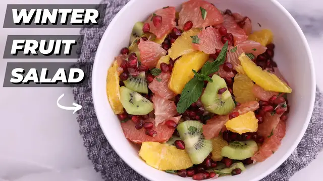 Video thumbnail for Winter Fruit Salad Recipe: How to Make a Quick Fruit Salad
