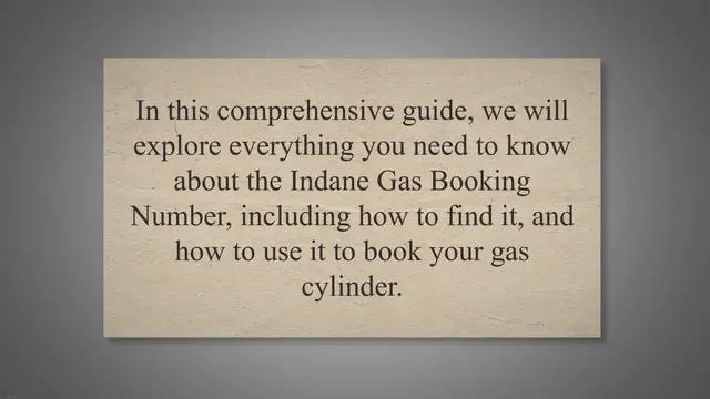 Video thumbnail for Unlocking the Convenience of Indane Gas Booking Number: A Comprehensive Guide