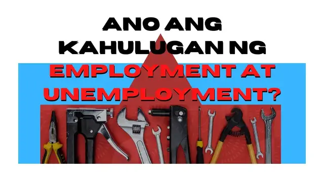 Video thumbnail for Employment, Unemployment at Underemployment