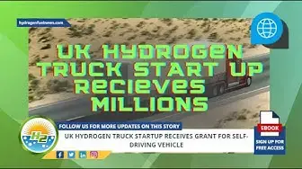 Video thumbnail for UK Start Up Set To Revolutionize The Trucking Industry With Hydrogen Powered Vehicles