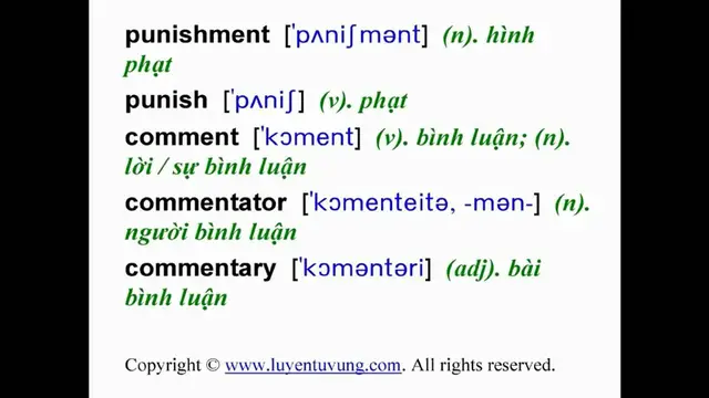 Video thumbnail for Learn English Vocabulary - Grade 10 - Unit 07 - Lesson 01