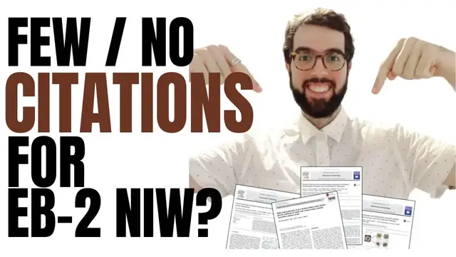 'Video thumbnail for Publications and citations for EB2 NIW 📄✒️'