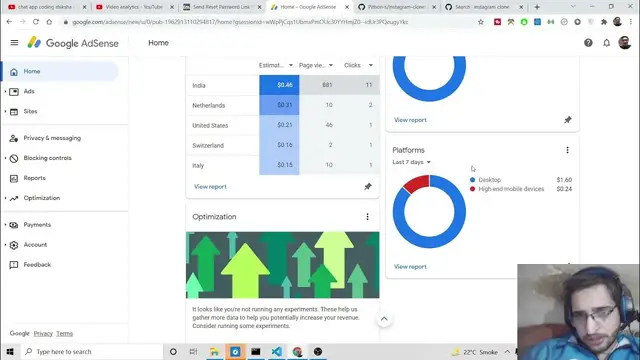 Video thumbnail for I got $0.19 From USA and $0.10 From Singapore on My Tool Website From Google Adsense