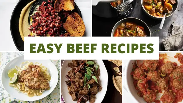 Video thumbnail for easy beef recipes
