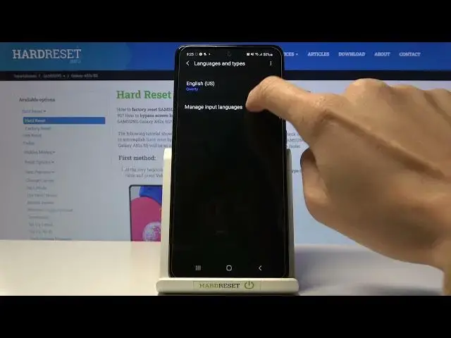 'Video thumbnail for How to  Change Keyboard Language on SAMSUNG Galaxy A52s - Keyboard Language'