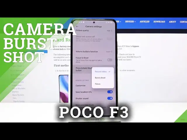 Video thumbnail for How to Take Burst Shot on XIAOMI POCO F3 – Take Series Of Pictures