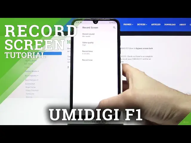 Video thumbnail for How to Record Screen on UMIDIGI F1 – Screen Videos