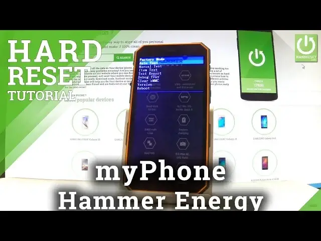'Video thumbnail for Hard Reset myPhone Hammer Energy - Bypass Screen Lock / Clear eMMC'