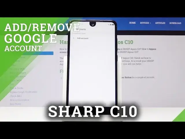 'Video thumbnail for SHARP C10 Add and Remove Google Account'