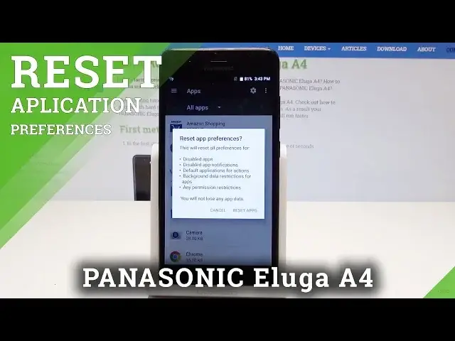 Video thumbnail for How to Reset App Preferences in PANASONIC Eluga A4 - Restore App Settings