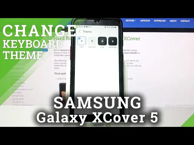 'Video thumbnail for How to Change Keyboard Theme in SAMSUNG Galaxy XCover 5 – Adjust Keyboard Style'