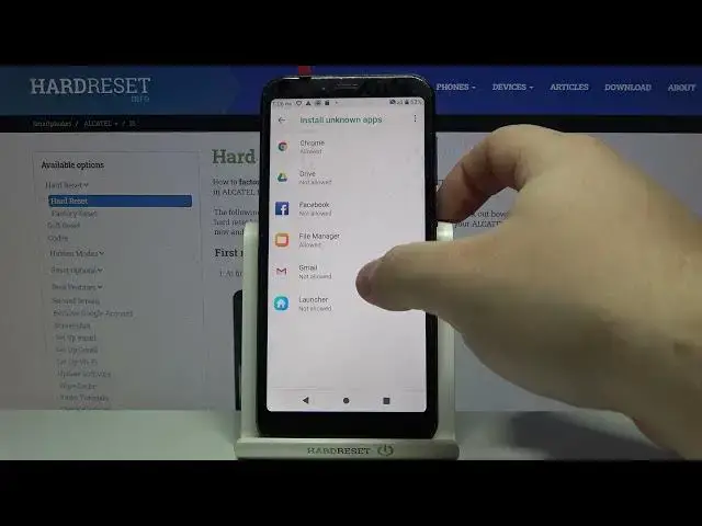 Video thumbnail for How to Download and Install Apps From Unknown Sources on ALCATEL 1S – Unknown Sources