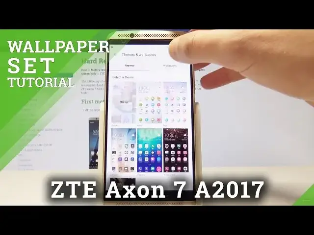 'Video thumbnail for How to Change Wallpaper in ZTE Axon 7 A2017 - Choose Wallpaper for Home Screen'