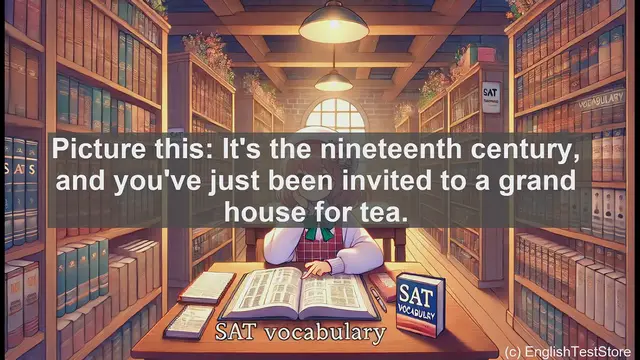 Video thumbnail for 5000 Must Know SAT Vocabulary - What is a Parlor? SAT Vocabulary Explained