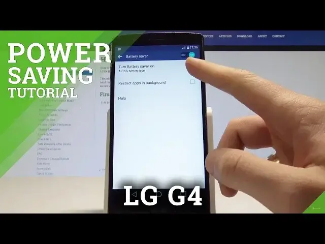 'Video thumbnail for How to Turn on Battery Saver in LG G4 - Power Saving Mode Tutorial'