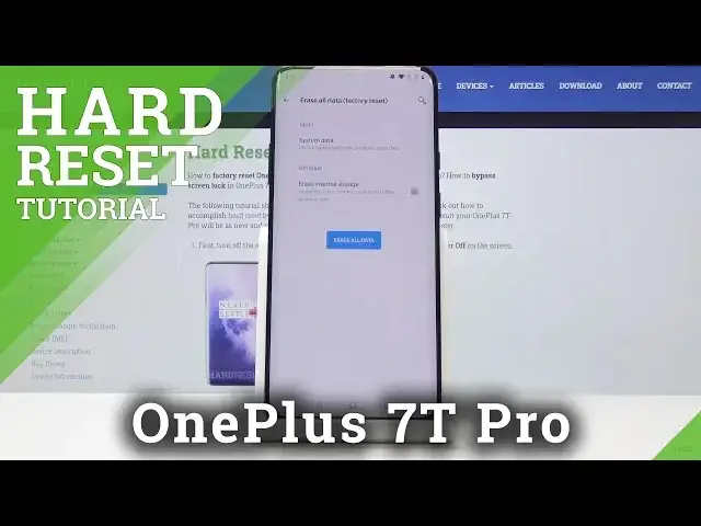 'Video thumbnail for Factory Reset OnePlus 7T Pro - Wipe Data by Settings Menu'