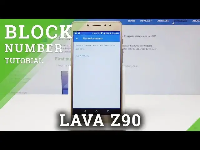 'Video thumbnail for How to Block Number in LAVA Z90 - Create Blacklist'