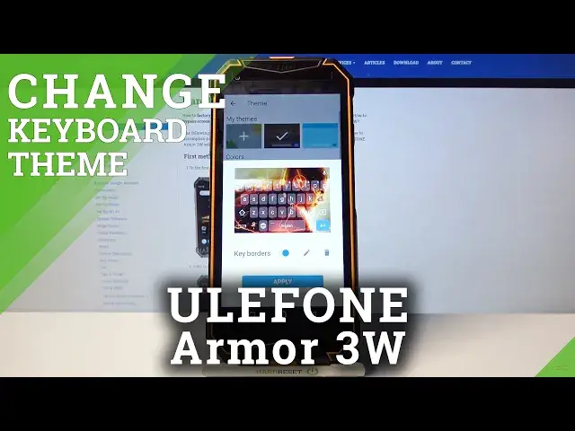 'Video thumbnail for Customize Keyboard Theme – ULEFONE Armor 3W and Create new Keyboard Style'