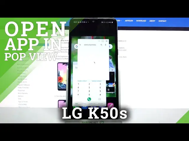 'Video thumbnail for How to Open Apps in Pop Up View in LG K50S – Windowed Mode'