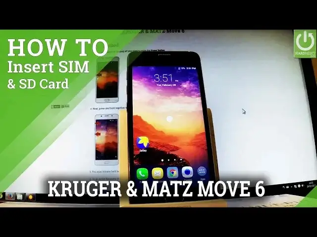 Video thumbnail for How to Insert SIM and SD Card in KRUGER & MATZ Move 6 - Set UP SIM & SD