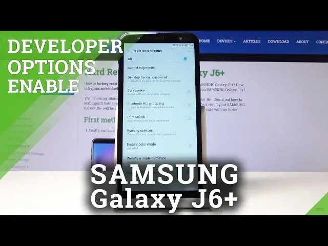 Video thumbnail for How to Activate Developer Options on SAMSUNG Galaxy J6+ - Developer Mode