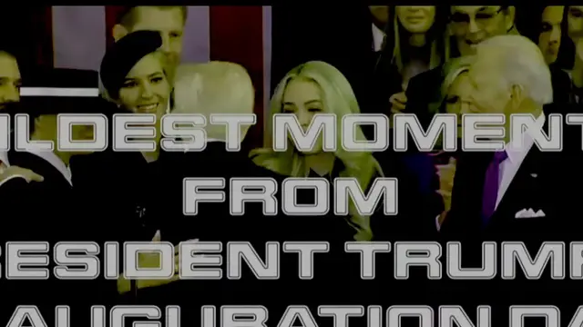 'Video thumbnail for President Trump's inauguration wildest moments'
