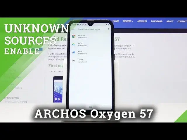 Video thumbnail for How to Allow App Installation in ARCHOS Oxygen 57 - Enable Unknown Sources