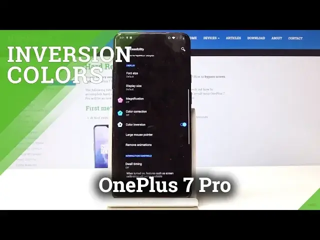 'Video thumbnail for How to Enable Color Inversion in OnePlus 7 Pro - Revert the Display Colors'