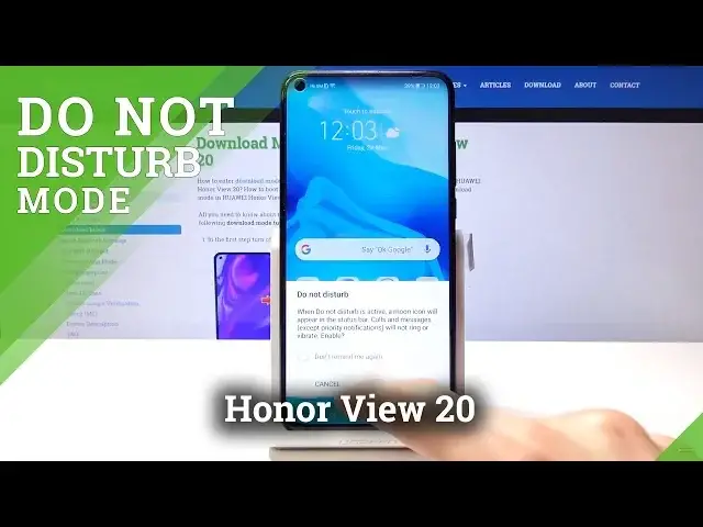 Video thumbnail for How to Enable Do Not Disturb Mode in Honor View 20 - Silent Mode