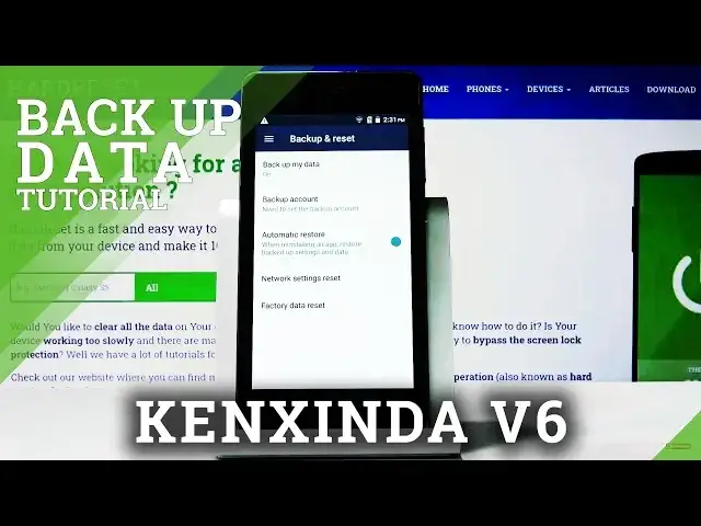 'Video thumbnail for How to Backup Up Data on KXD V6 – Add Google Backup Account'