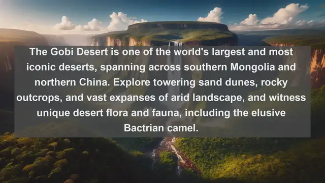 Video thumbnail for Top 10 landscapes you must visit in Mongolia