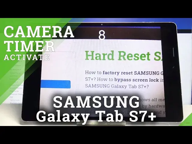 'Video thumbnail for How to Turn On Camera Timer in SAMSUNG Galaxy Tab S7+ - Use Camera Countdown'