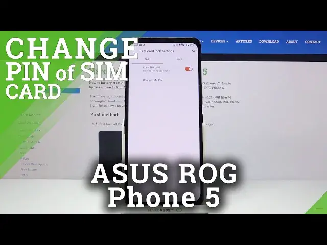 'Video thumbnail for How to Change SIM PIN on ASUS ROG Phone 5 – SIM PIN Protection'