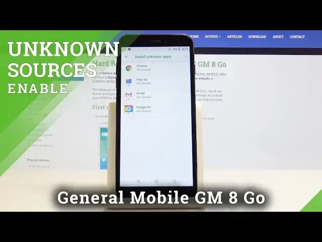 Video thumbnail for How to Install from Unknown Sources on GENERAL MOBILE GM 8 Go - Install Applications